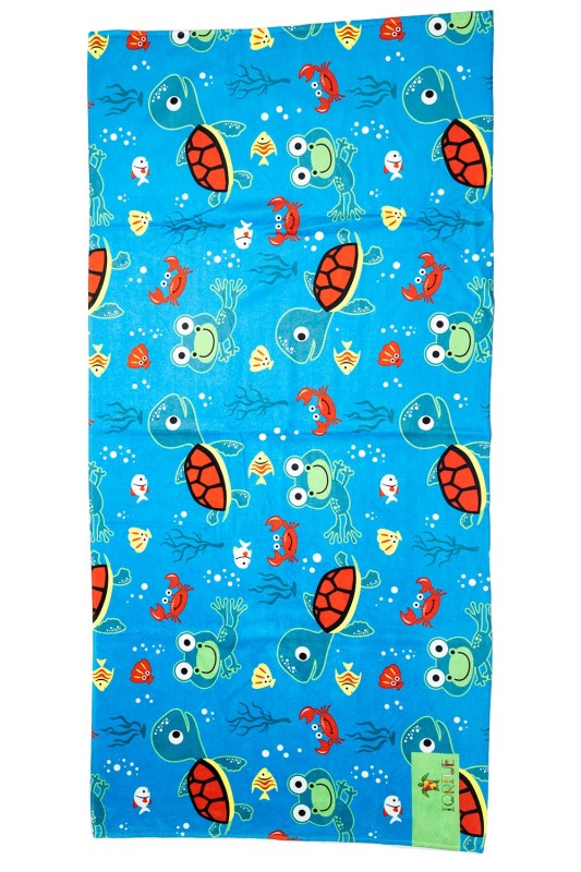 Tortue Παιδική βαμβακερή πετσέτα θαλάσσης "Deep Sea" 70Χ140-S4-337-100