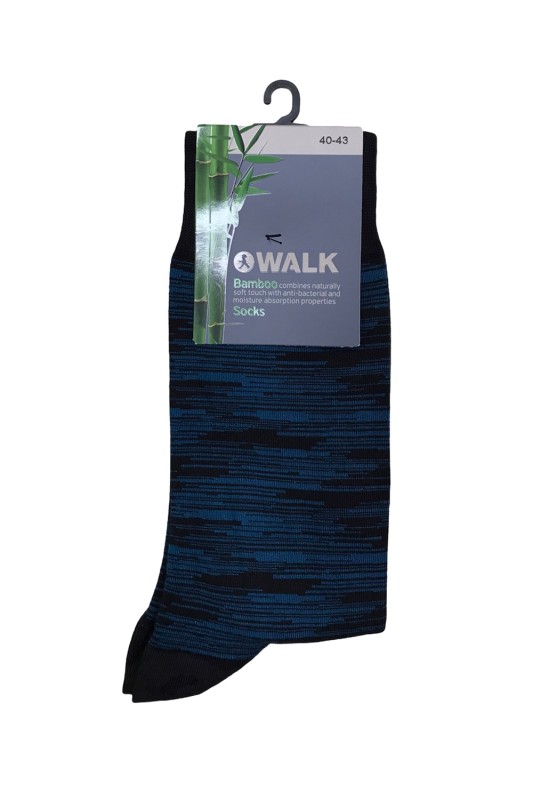Walk Bamboo ανδρικές κάλτσες με σχέδιο-W304-17
