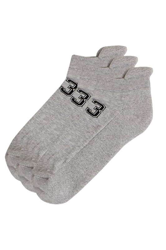 Mewe ανδρικές κάλτσες με πετσετέ πέλμα και τύπωμα με αριθμούς (3 Ζεύγη)-2-0400b