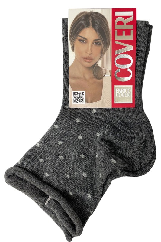 Enrico Coveri γυναικείες χειμερινές κάλτσες 'Dots' -LIFE-8ASSb