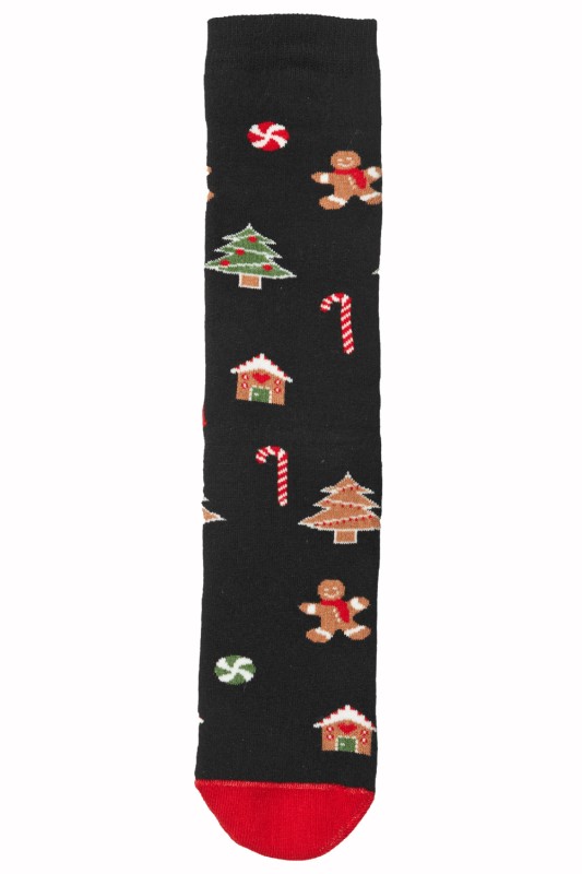 Mewe Ho Ho Ho Ανδρικές χριστουγεννιάτικες αντιολισθητικές κάλτσες "Christmas"-2-0615c