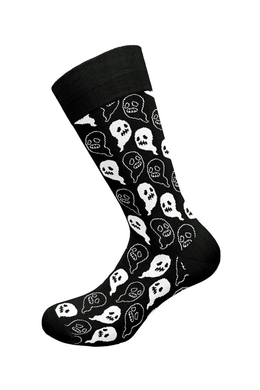 Walk Bamboo ανδρικές κάλτσες με σχέδιο Ghosts-W1064-19-02