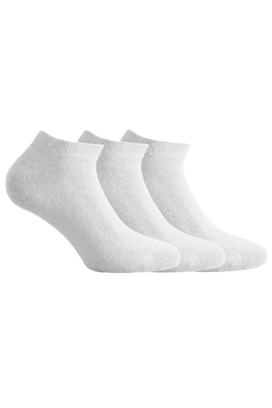 Walk Ανδρικές κοφτές κάλτσες μονόχρωμες (3 ζευγάρια)-V20-010101