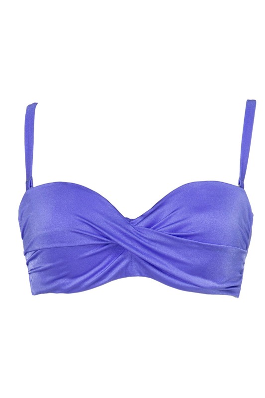 Bluepoint γυναικείο μαγιό bikini top strapless με μπανέλα (D cup) 'Fashion Solids'-23066193D-11