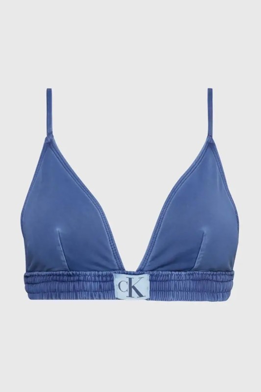 Calvin Klein γυναικείο μαγιό τρίγωνο Bikini Top Fixed Triangle CK Authentic-KW0KW01974-DCA