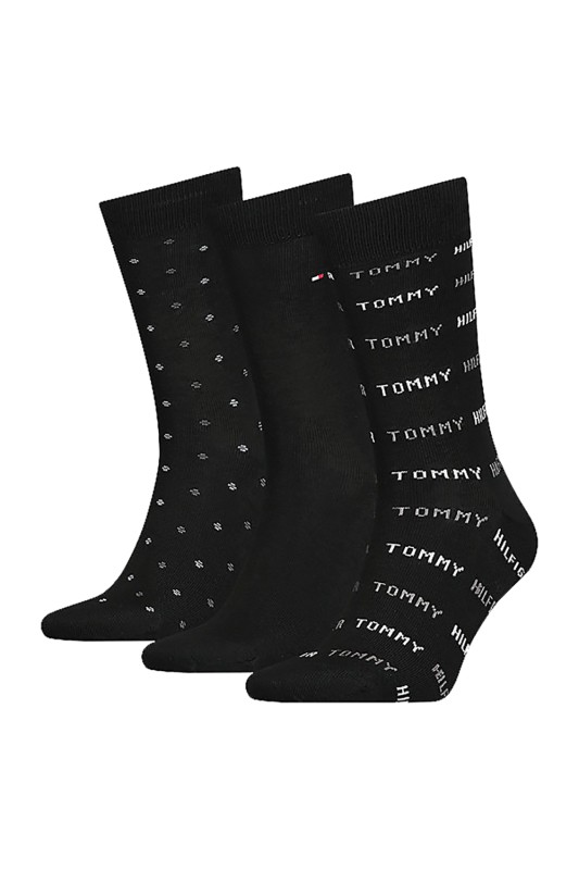 Tommy Hilfiger ανδρικές κάλτσες σε ειδική συσκευασία δώρου (Συσκευασία με 3 ζεύγη)-701220147-002