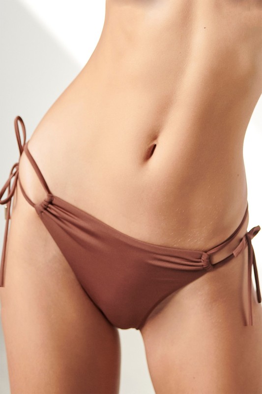 Blu4u γυναικείο μαγιό bikini σλιπ κοφτής κάλυψης δετό στα πλαϊνά-22365097