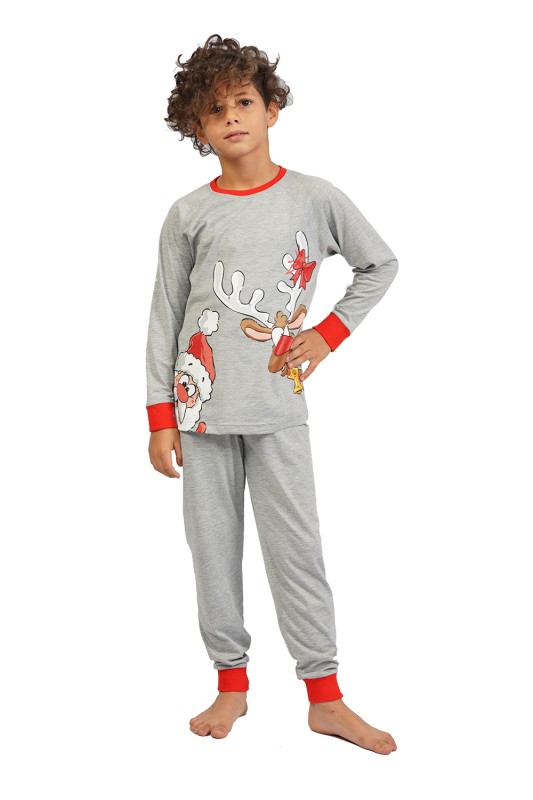 Vienetta Παιδική πυτζάμα για αγόρια "Merry Christmas" (5-16 ετών)-106214