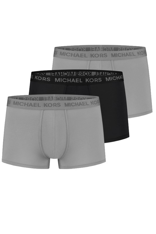 Michael Kors τριπλέτα Boxer "Concrete" με λογότυπο στο λάστιχο (Συσκ. 3 τεμαχίων)-6S31T10773-034