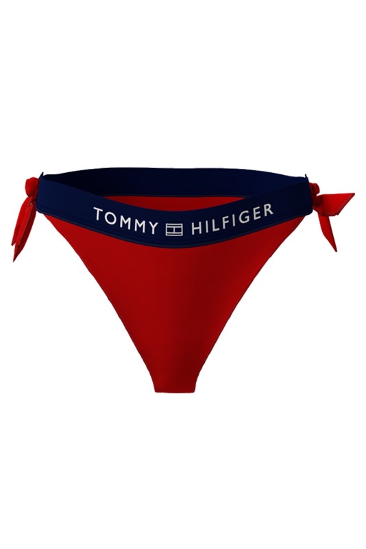 Tommy Hilfiger Bikini Bottom με κορδόνι στο πλάι - UW0UW02709 XLG