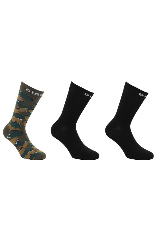 Diesel ανδρικές κάλτσες ''Camouflage''(3 PACK)-00SAYJ-0TAYO-E5292