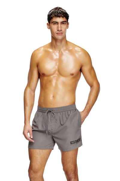 Diesel Ανδρικό μαγιό Mid-length swim shorts with logo print-A17583-0AFBA-E7150