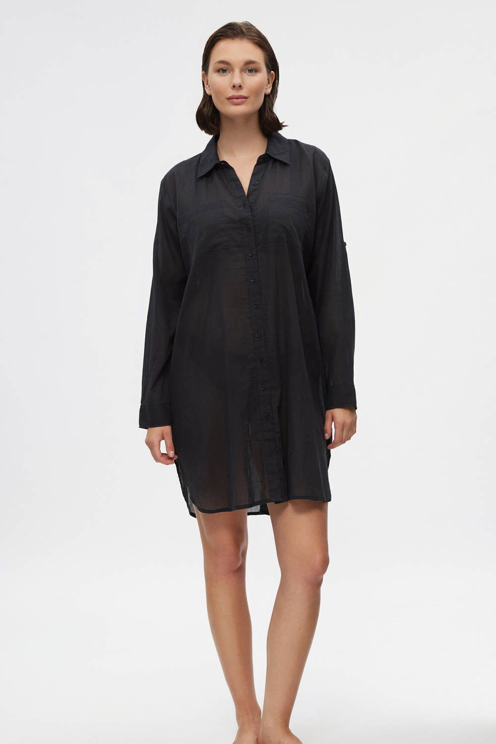 Minerva γυναικεία καλοκαιρινή Oversized πουκαμίσα-52585