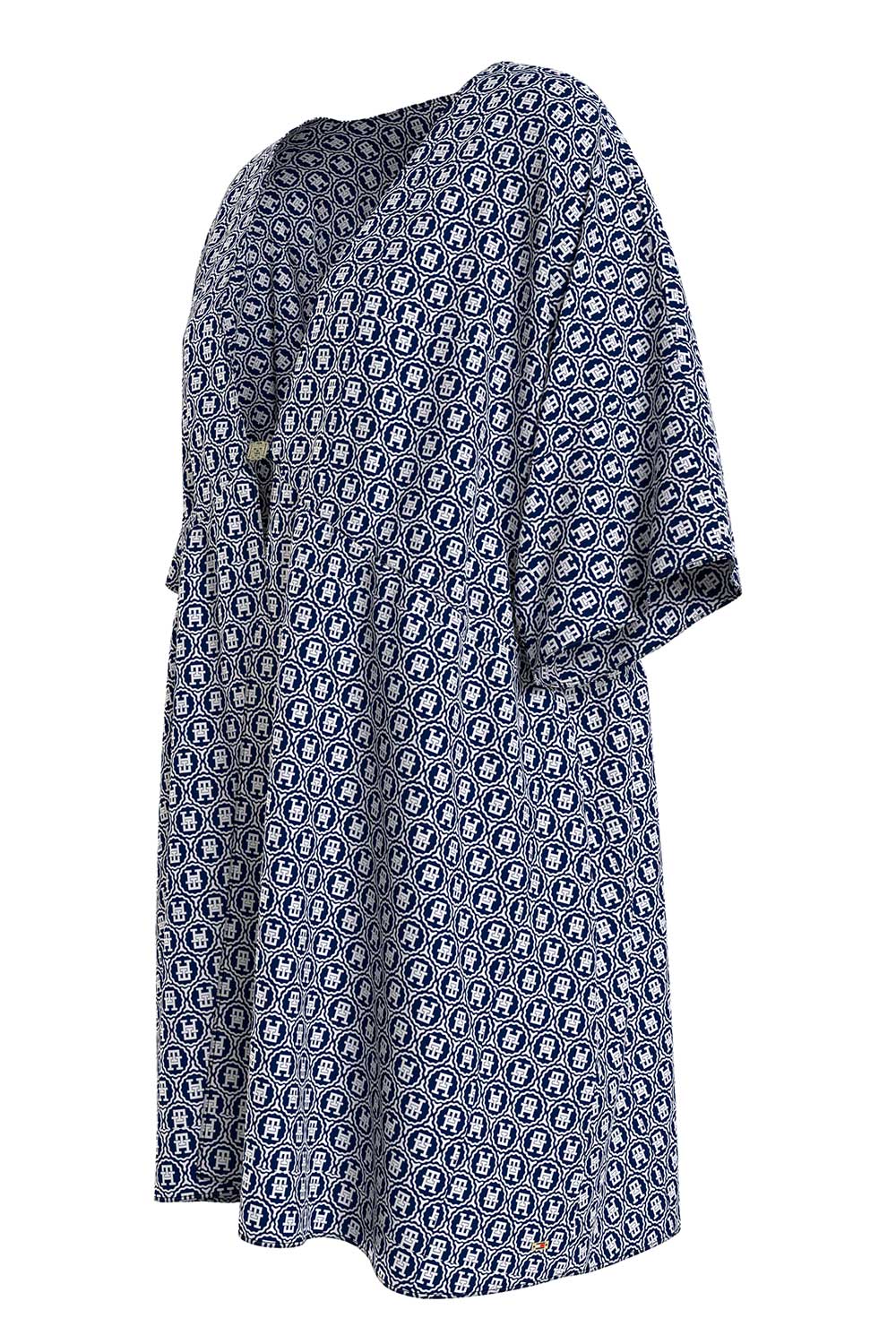 Tommy Hilfiger γυναικείο καφτάνι με all-over print Cover Up Short Dress Print-UW0UW05364-0G4