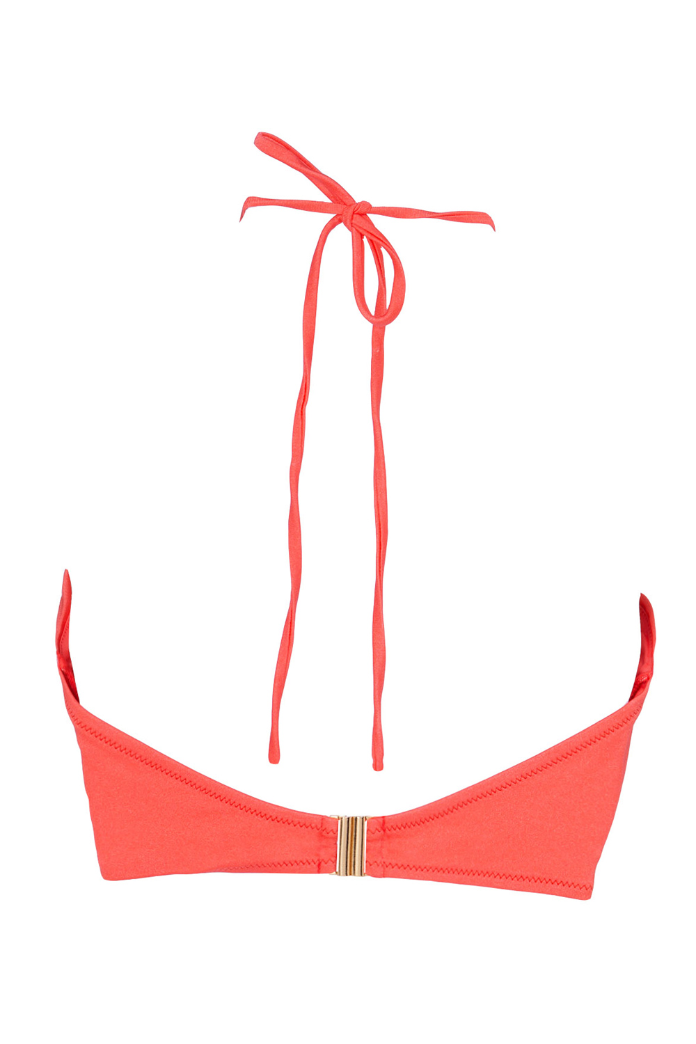Bluepoint γυναικείο μαγιό bikini top μονόχρωμο με γυαλιστερό ύφασμα και σούρα 'Fashion Solids'-23066191-20