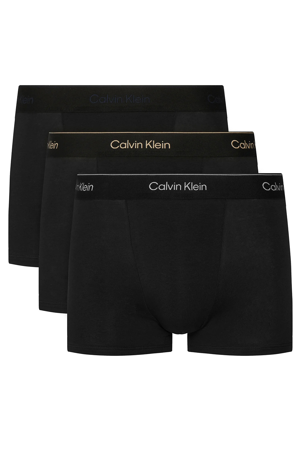 Calvin Klein Ανδρικά μποξεράκια Relaxed Fit Trunks Icon Cotton Stretch (Συσκ. 3 τεμαχίων)-LV00NB4286-40I