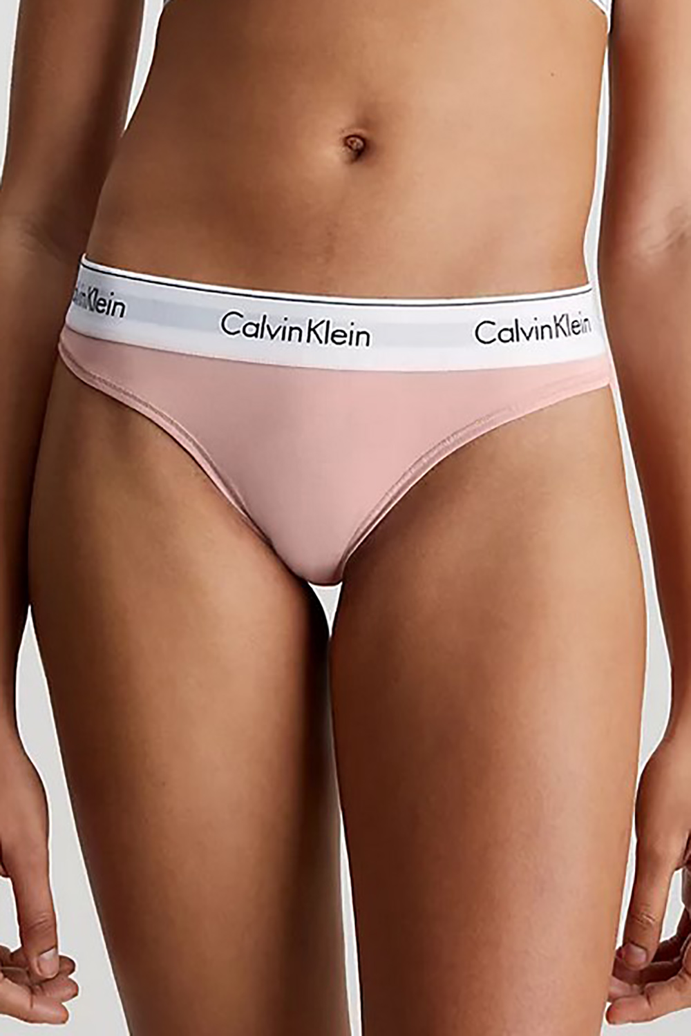 Calvin Klein Γυναικείο εσώρουχο string με εξωτερικό λάστιχο-F3786E-TQO