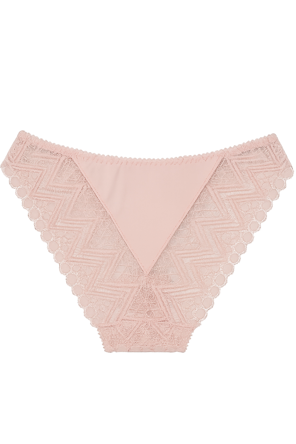 New Bra New Bra γυναικείο σετ εσωρούχων με Push Up σουτιέν, σλιπ με δαντέλα & καλτσοδέτα (B Cup)-33-4155a - 3