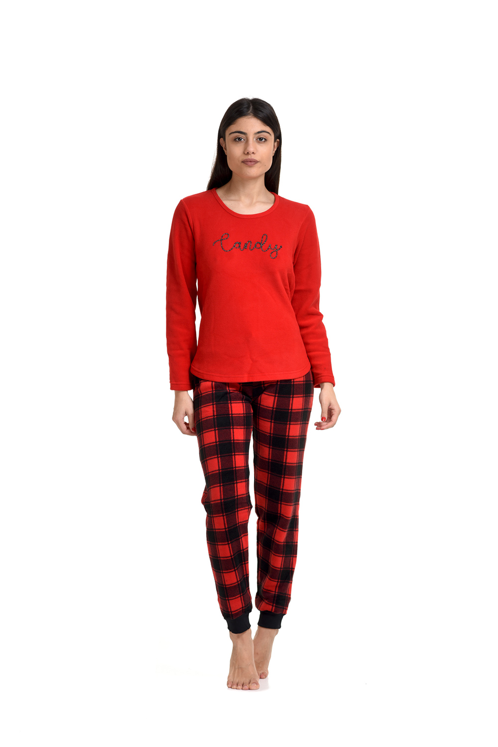 Vienetta Γυναικεία fleece πυτζάμα 