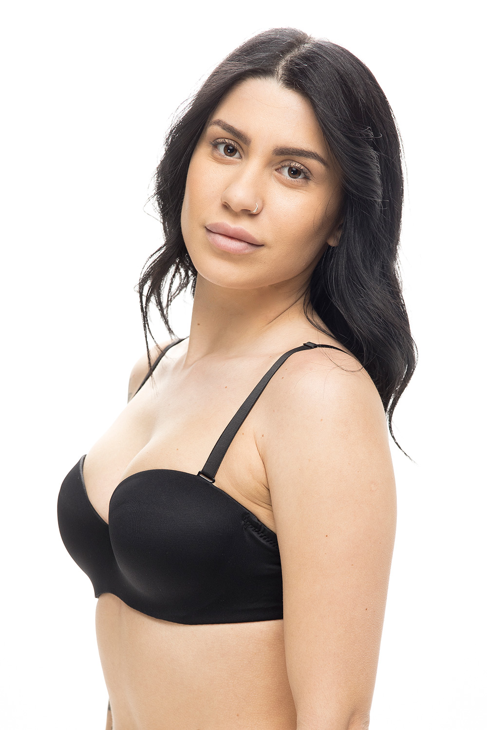 Γυναικείο σουτιέν Strapless Push Up με μπανέλα (B Cup)-33-6025b