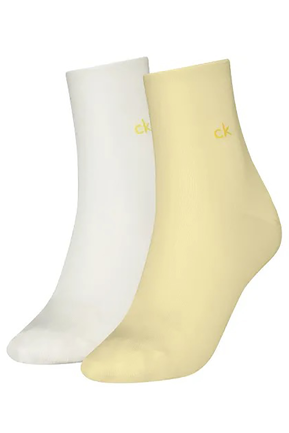 Calvin Klein γυναικείες κάλτσες CK Women Short Sock Roll Top (Συσκ. με 2 ζεύγη)-701229681-009