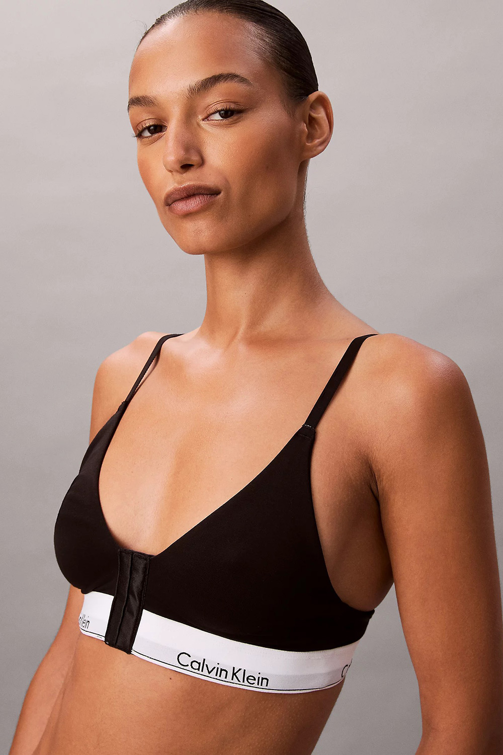 Calvin Klein γυναικείο μετεγχειρητικό σουτιέν Recovery Bra-Icon Cotton Modal-LV00QF8507-UB1