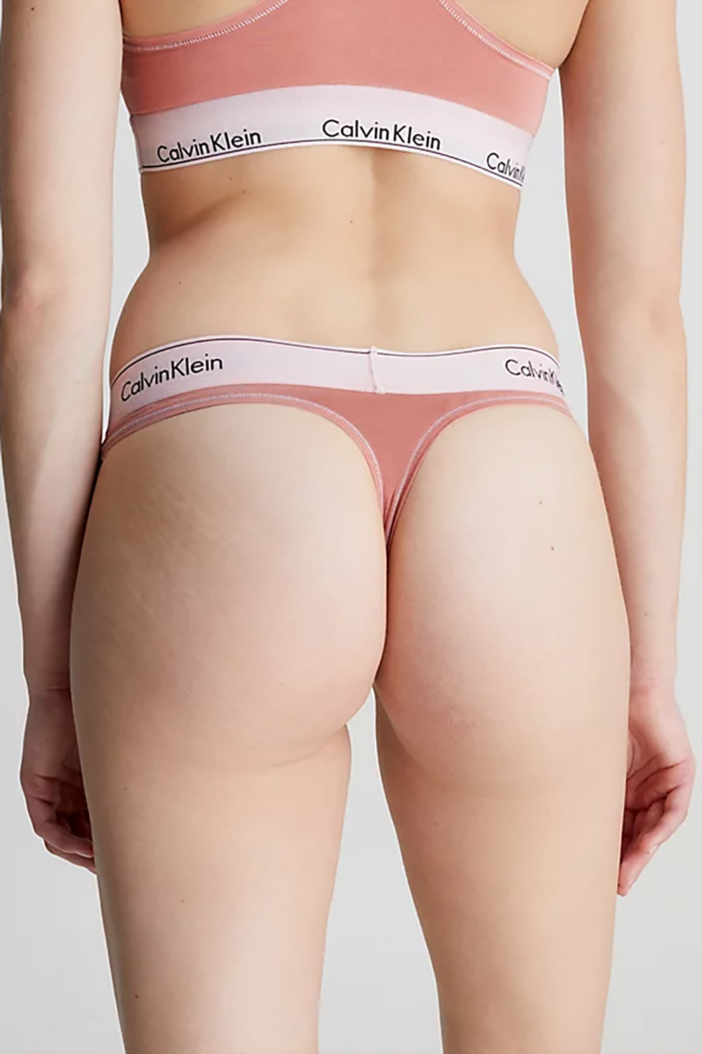 Calvin Klein γυναικείο string εσώρουχο Modern Cotton Mineral Dye-QF7208E-BJ0