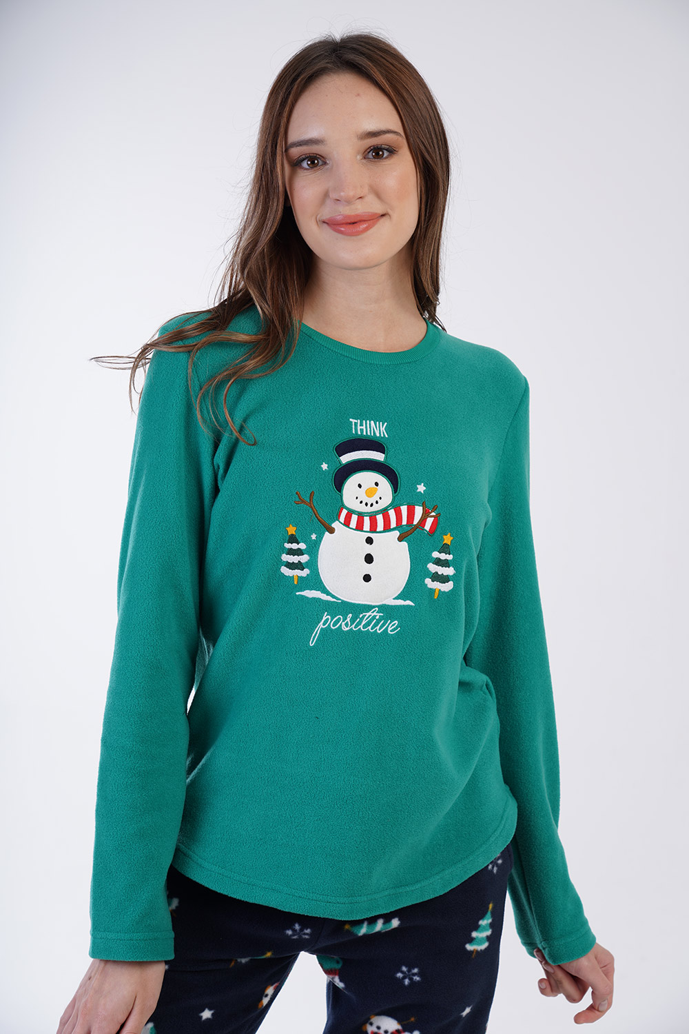 Vienetta Γυναικεία χριστουγεννιάτικη fleece πυτζάμα 