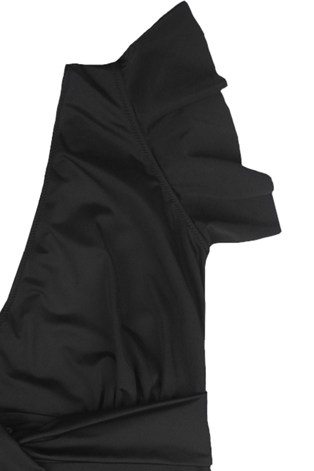 Rock Club Γυναικείο ολόσωμο μαγιό με βολάν Plus Size (1XL-4XL)-BP1504