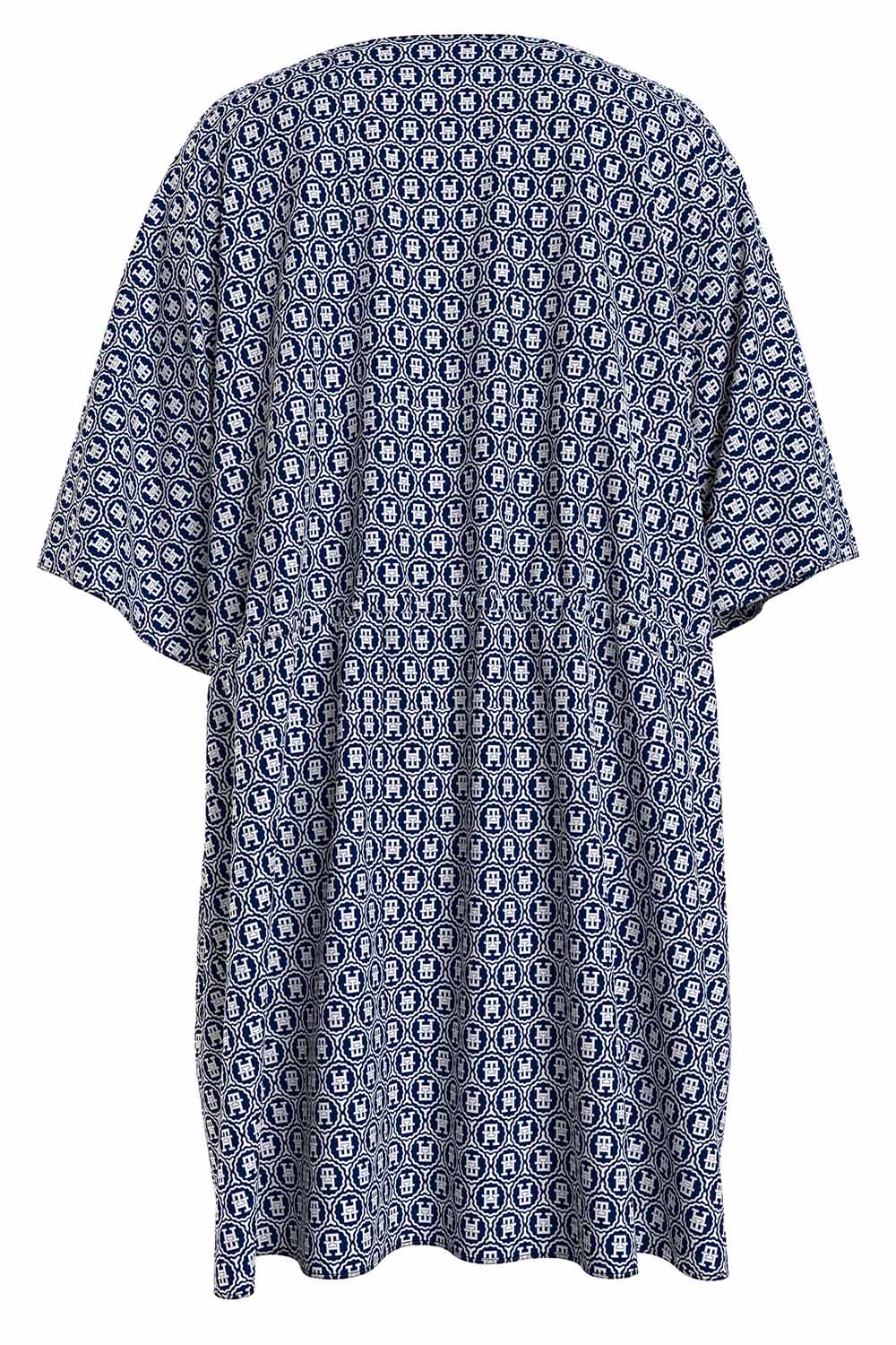 Tommy Hilfiger γυναικείο καφτάνι με all-over print Cover Up Short Dress Print-UW0UW05364-0G4