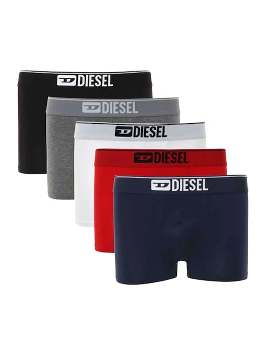 Diesel ανδρικά μποξεράκια Damien Five pack Boxer Shorts (Συσκ.5 τμχ.)-00SUAG-0GDAC-E7216