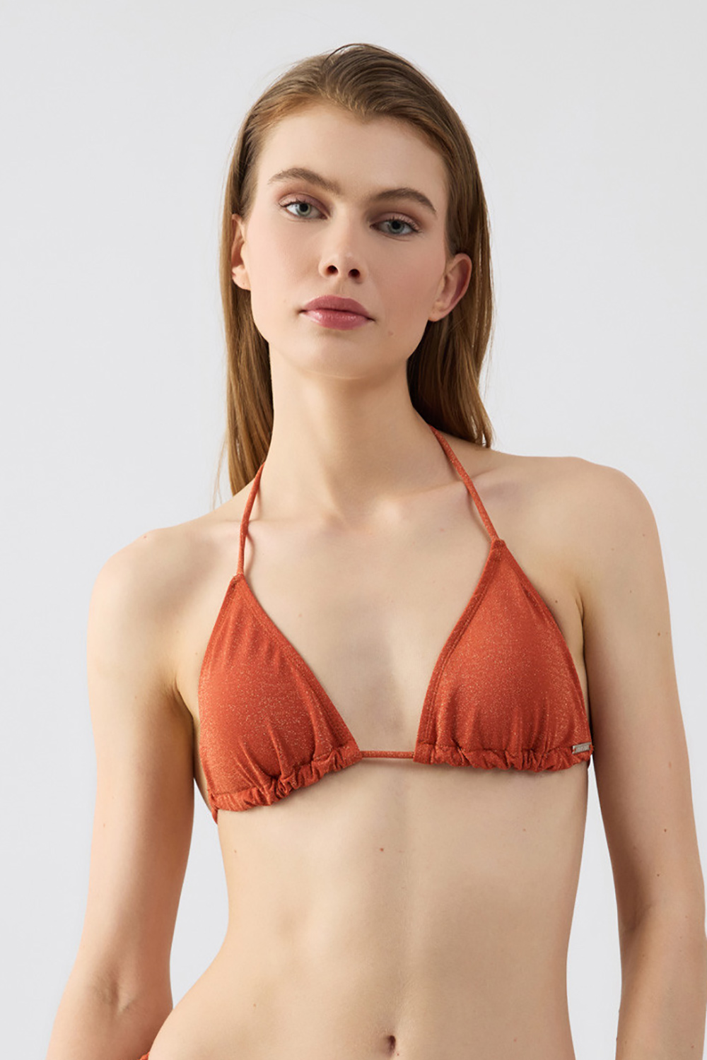 Minerva γυναικείο μαγιό bikini top τριγωνάκι lurex "Luba"-90-9493B-508