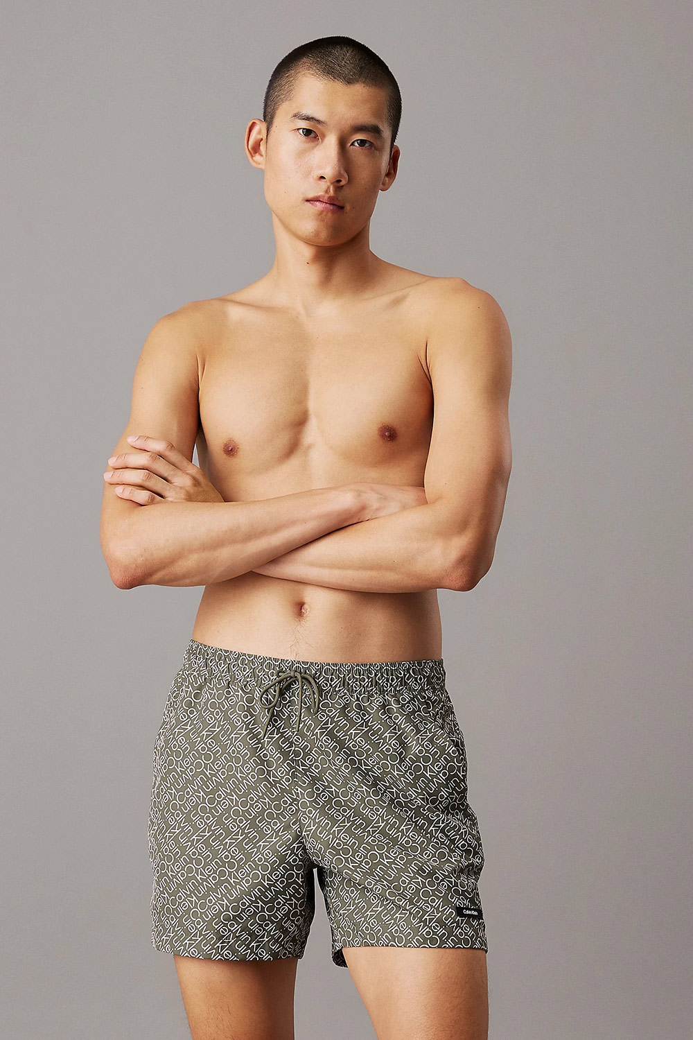 Calvin Klein ανδρικό μαγιό Medium Drawstring Swim Shorts-CK Essentials-KM0KM01120-0IA
