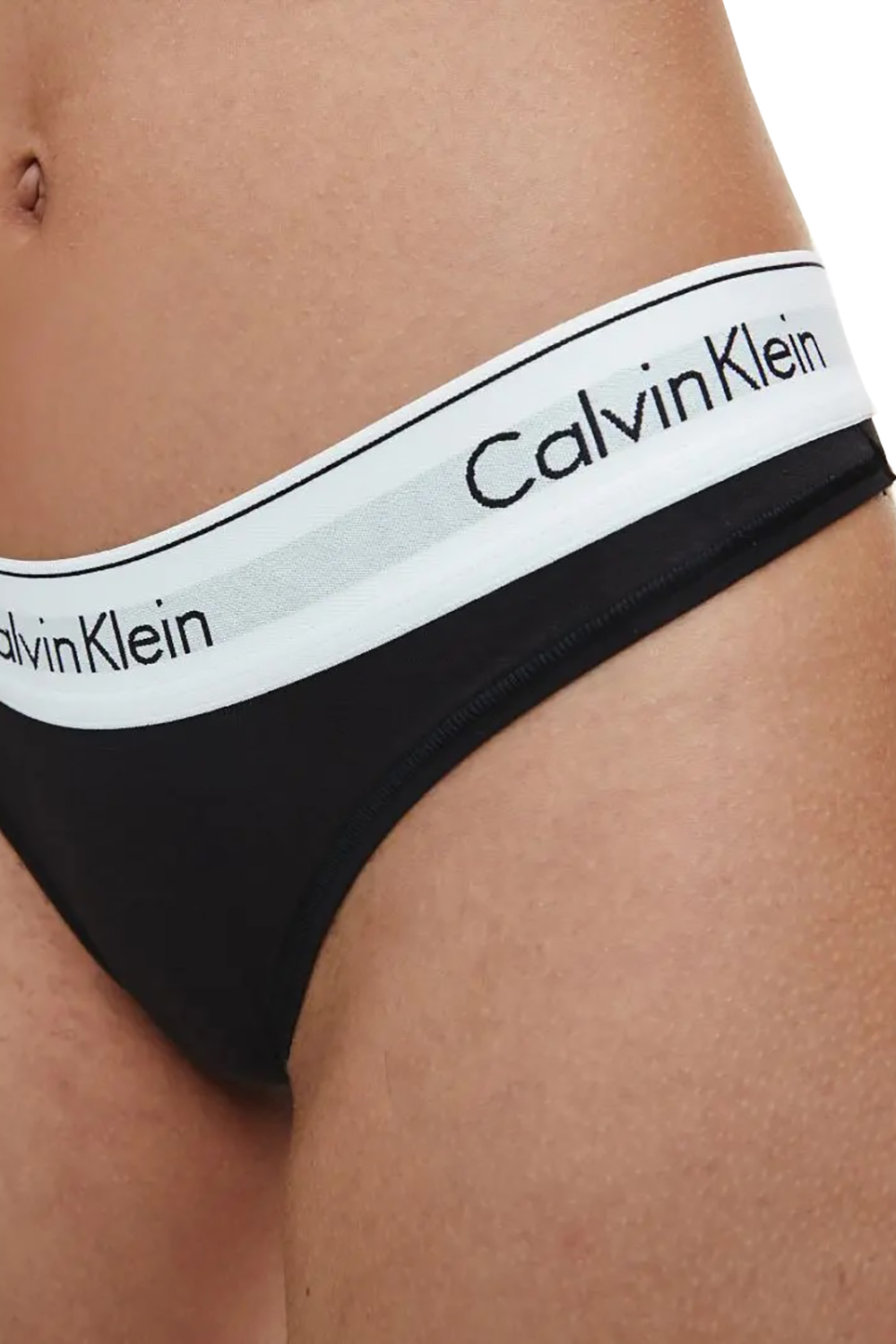 Calvin Klein γυναικείο εσώρουχο με εξωτερικό λάστιχο brazilian-QF5981E