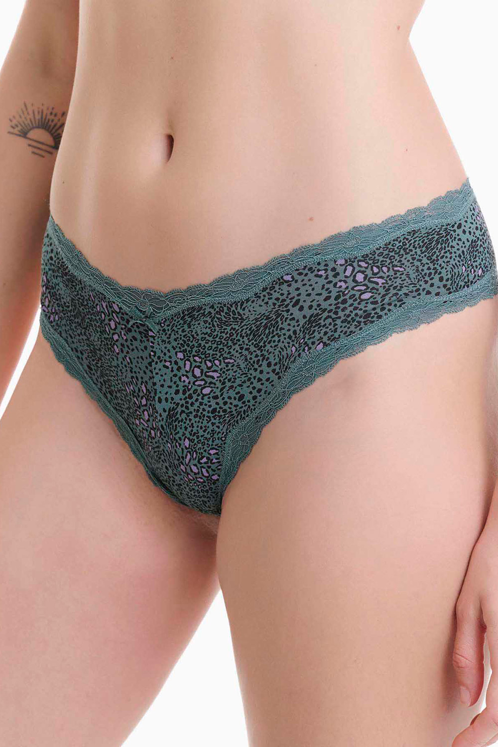 Walk γυναικεία εσώρουχα Lace Brazilian από ύφασμα bamboo (Συσκ. 2 τεμαχίων)-W2014-77