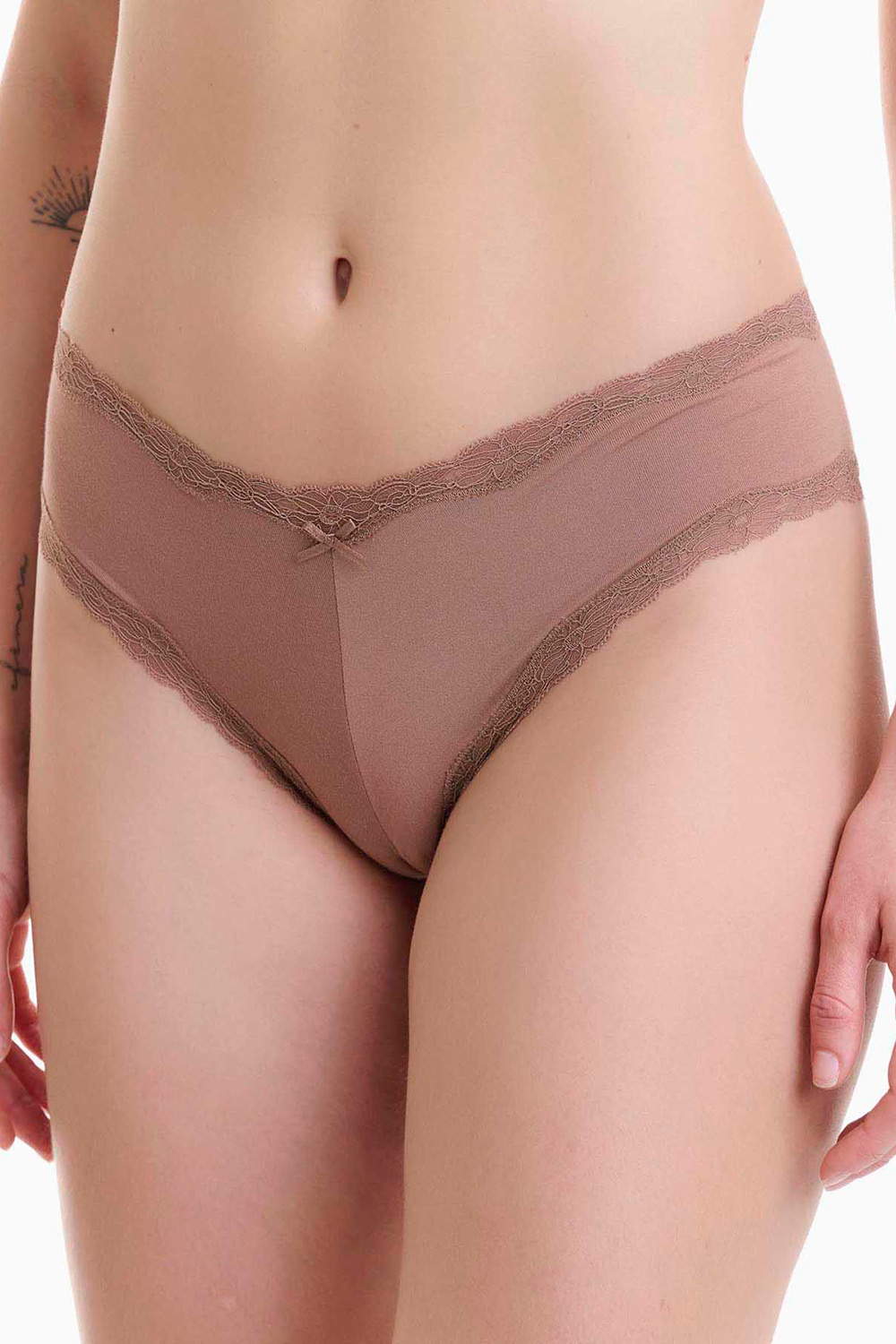 Walk γυναικεία εσώρουχα Lace Brazilian από ύφασμα bamboo (Συσκ. 2 τεμαχίων)-W2014-1885