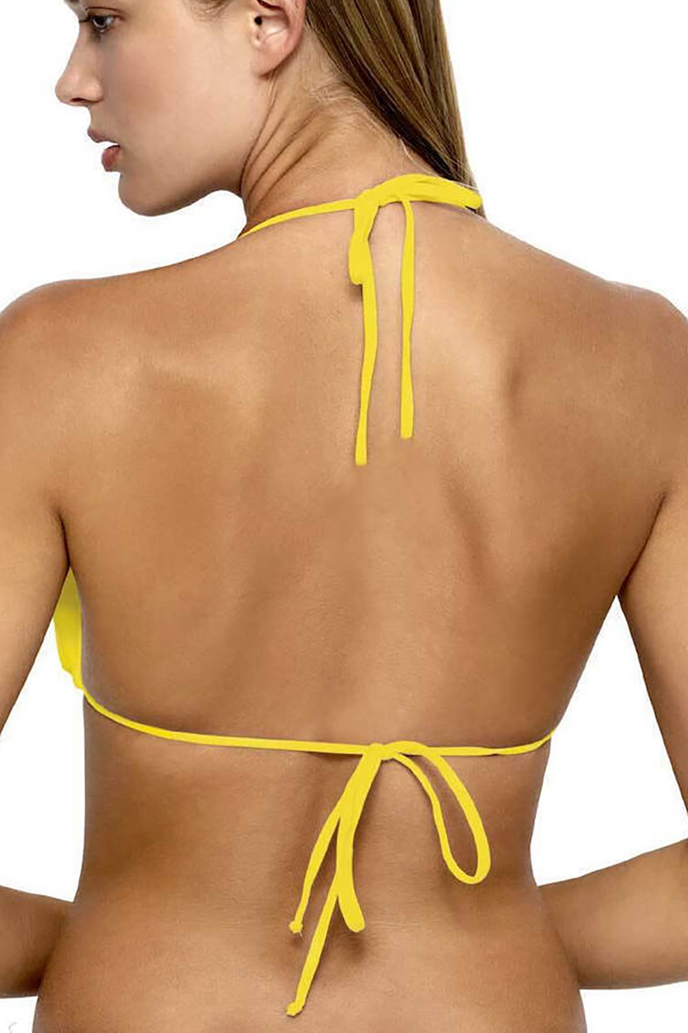 Blu4u γυναικείο μαγιό bikini top τριγωνάκι δετό μονόχρωμο ''Solids''-25366089