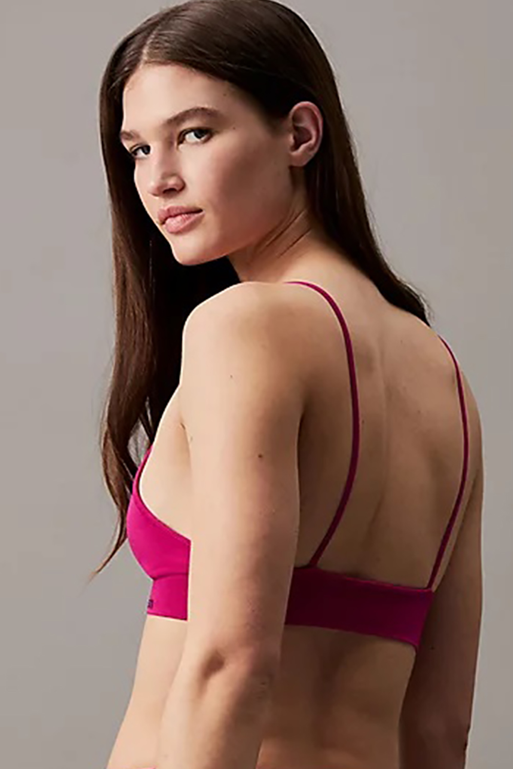 Calvin Klein Γυναικείο μαγιό μπουστάκι CK Meta Essentials-KW0KW02314-VCN