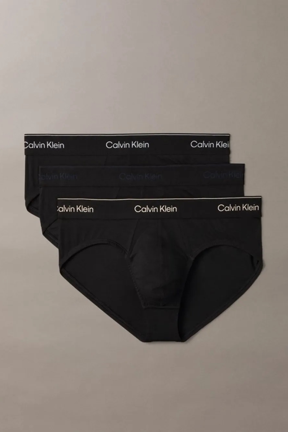 Calvin Klein ανδρικά σλιπάκια Icon Cotton Stretch (Συσκ. 3 τεμαχίων)-LV00NB4388-40I