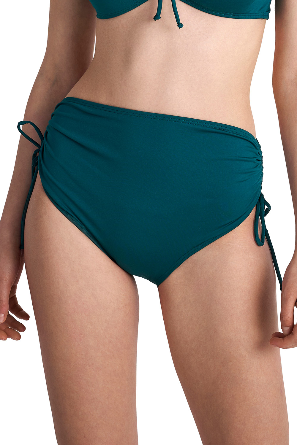 Blu4u γυναικείο μαγιό bikini σλιπ με maxi κάλυψη και σούρα στο πλάϊ ''Classic Solids''-24365092
