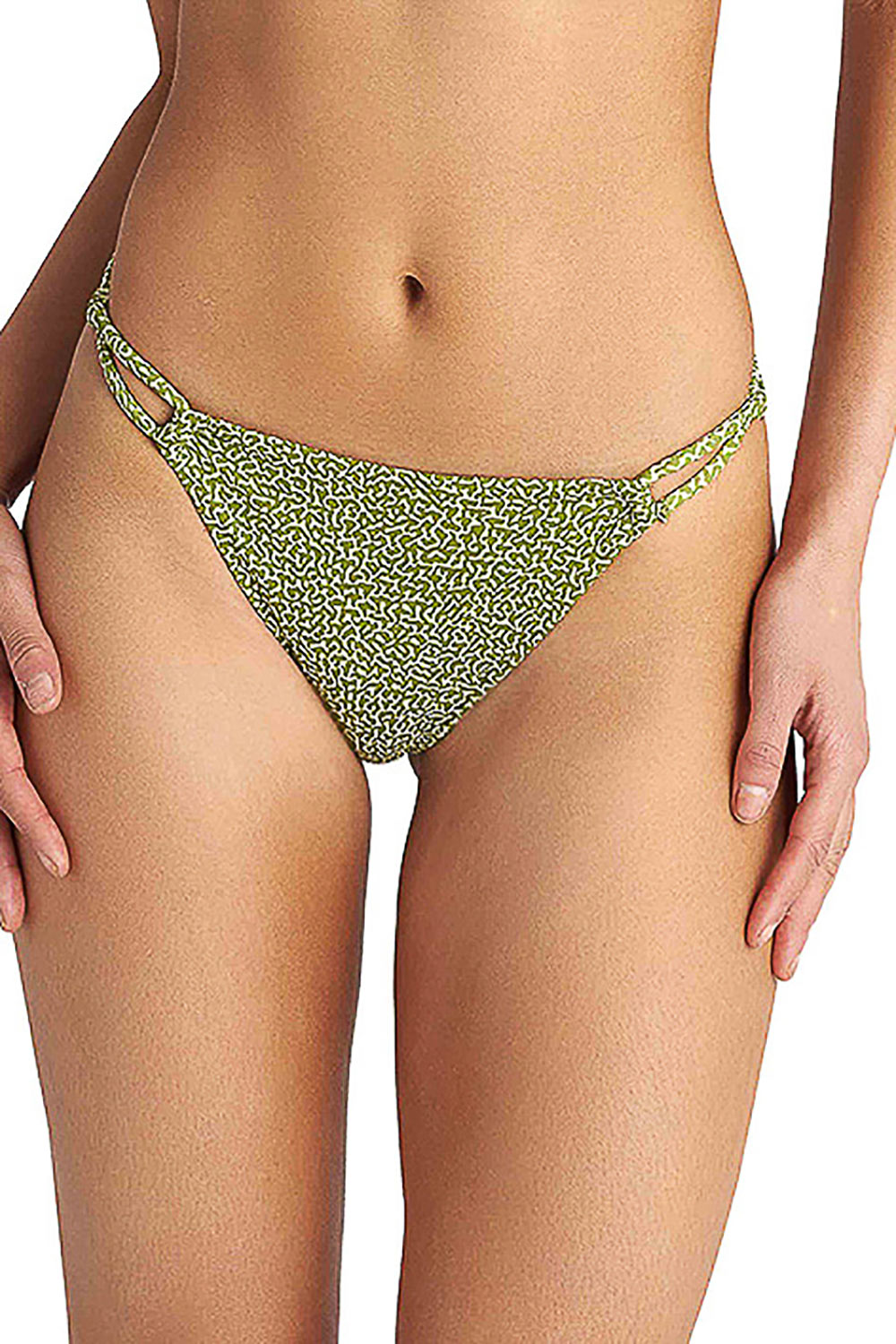 Blu4u Γυναικείο μαγιό bikini σλιπ μέτριας κάλυψης με διπλά λουράκια "Jungle Garden"-26365282-16