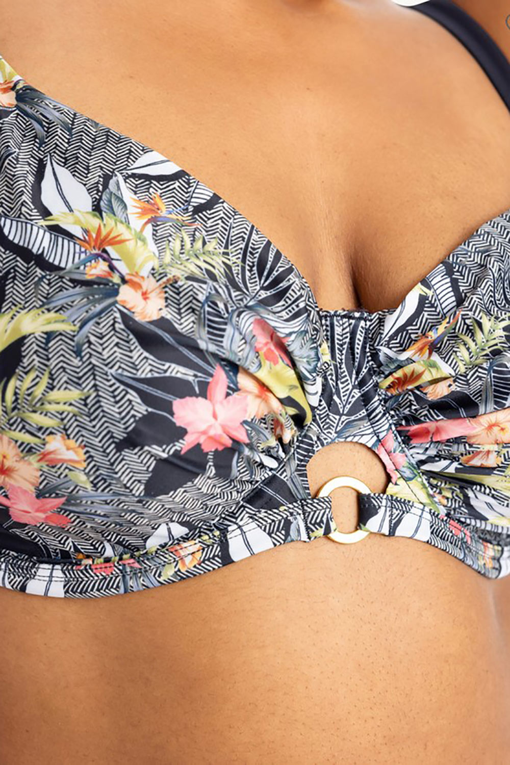 Dorina Eco Γυναικείο μαγιό Bikini Top "Salaga" με μπανέλα (D, E, G, H Cup)-FXBK0017MI010-BK0070