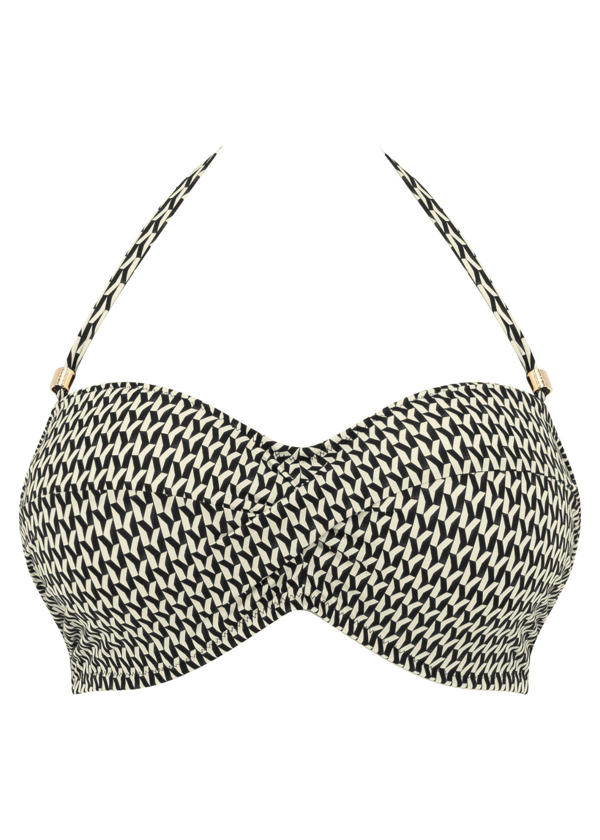 Fantasie γυναικείο μαγιό bandeau bikini top με μπανέλα και ελαφριά επένδυση ''Koh Lipe'' (E,F,G Cup)-FS504609LAC