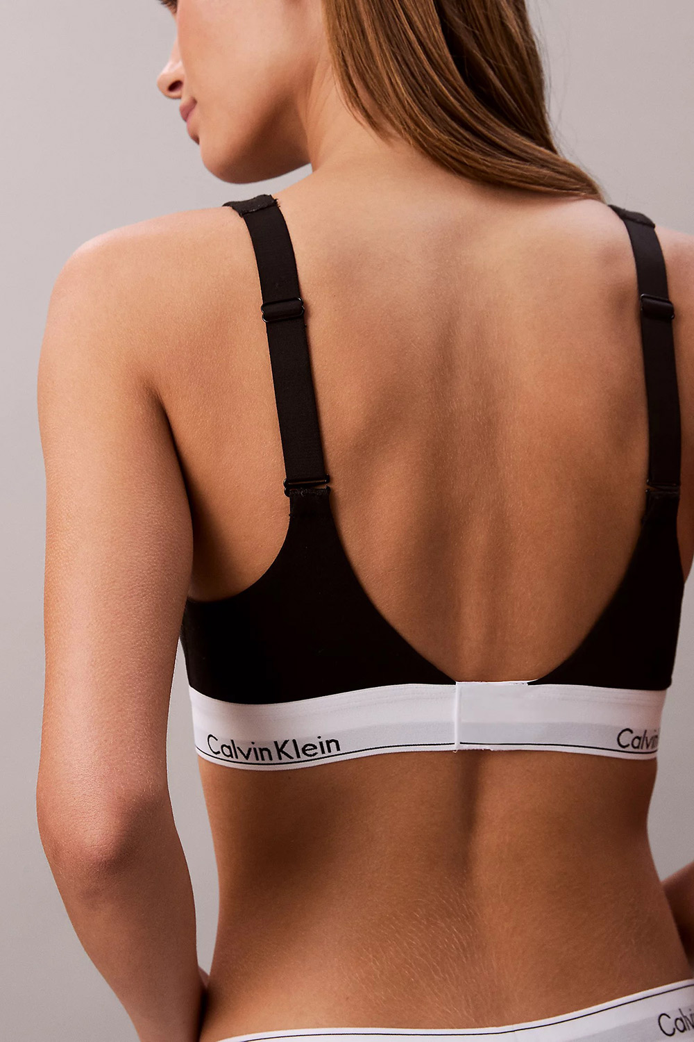 Calvin Klein Calvin Klein γυναικείο σουτιέν Lift Bralette-Icon Cotton Modal-LV00QF8500-UB1 - 3