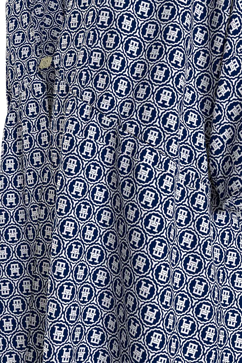 Tommy Hilfiger γυναικείο καφτάνι με all-over print Cover Up Short Dress Print-UW0UW05364-0G4