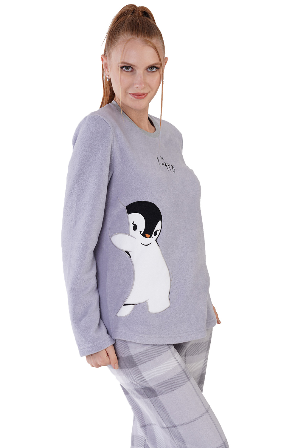 Vienetta Γυναικεία χειμερινή fleece πυτζάμα 