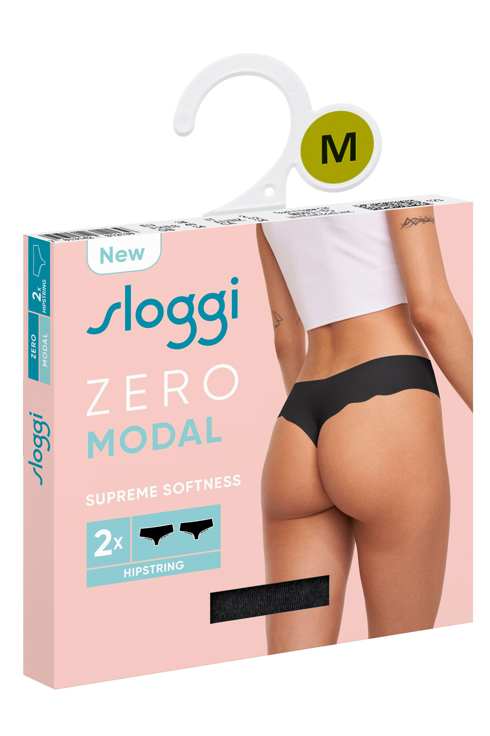 Sloggi γυναικεία εσώρουχα χωρίς ραφές Zero Modal 2.0 H Hipstring (Συσκ. 2 τεμαχίων)-10214693
